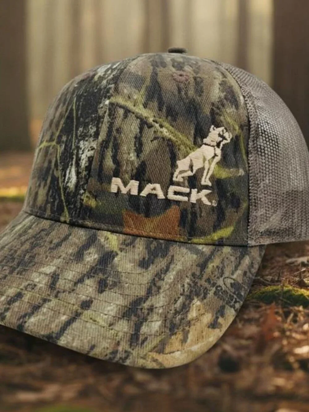 Retro Mack Trucks Camo Hat Mossy Oak Snapback Diesel Trucker Cap New Diesel Rig